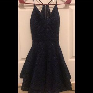 Royal Blue Skater Dress